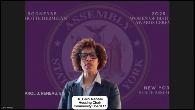 2025 WOD Housing Honoree Dr. Carol Reneau