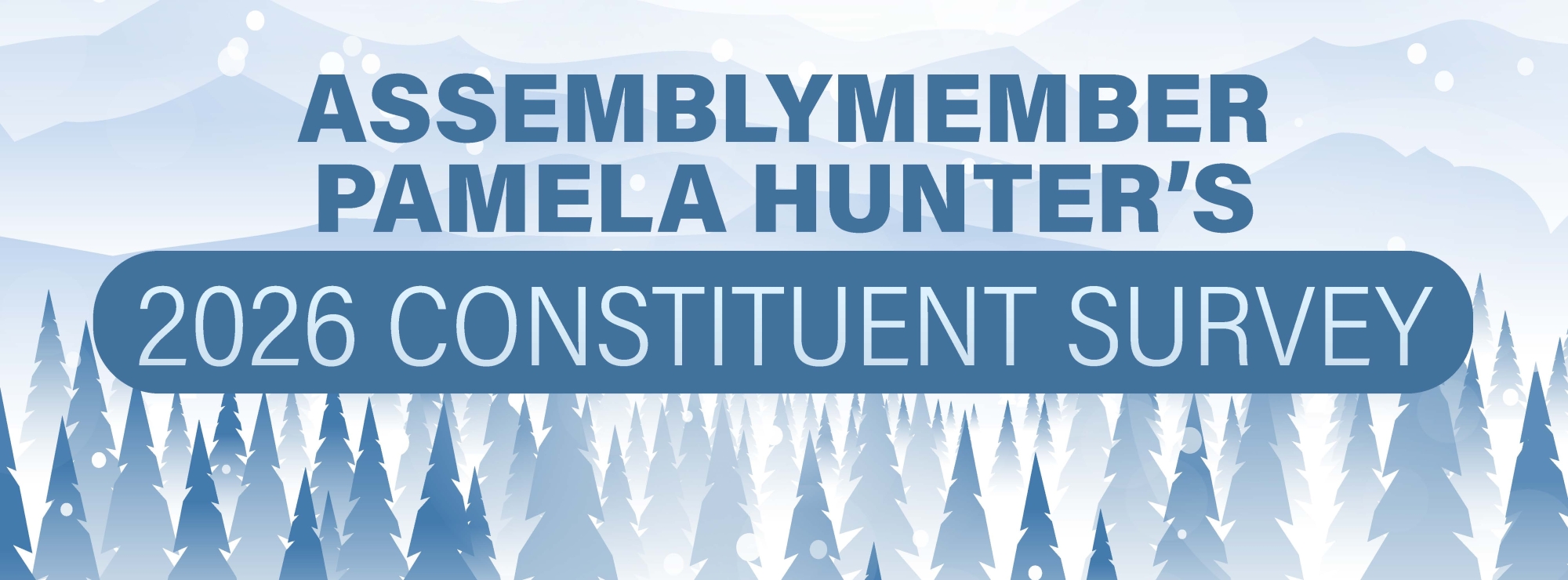 Assemblymember Pam Hunter's 2026 Constituent Survey
